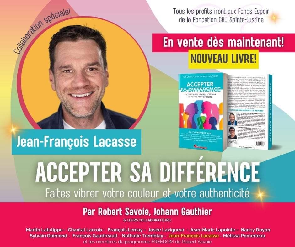 "Accepter sa différence" Jean François Ménard.